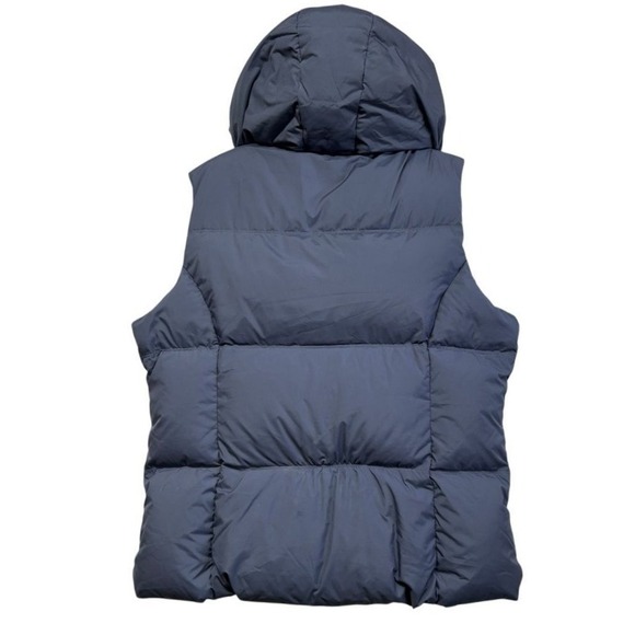 Prana Women's Evelina Hooded Down Puffer Quilted Zip & Toggle Blue‎ Vest Size XL - Picture 2 of 10